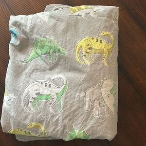 Full-Queen duvet cover. Dinosaur print.